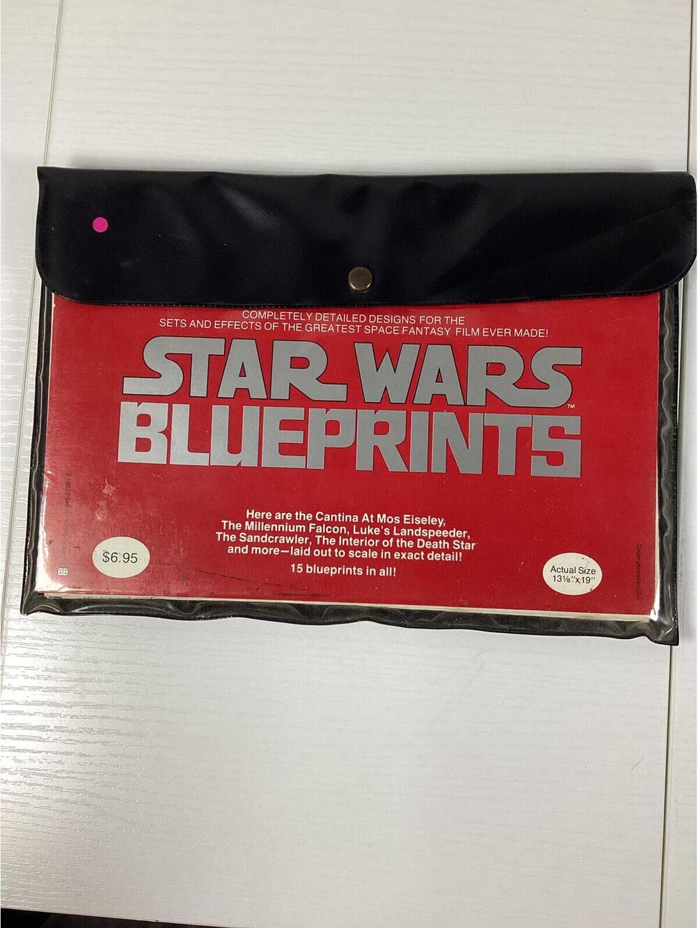 1977 Star Wars Blueprints Complete Set 15 Prints Original Ballantine Portfolio